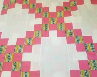 One of many quilt tops.