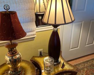 Pair of mid century lamps