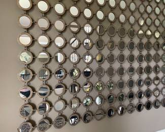"Circles" mirrors in metal - 4 panels available