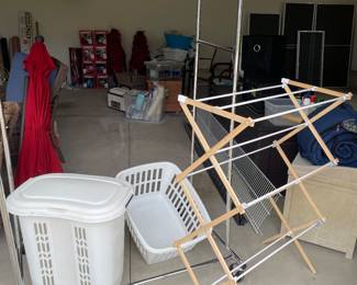 Clothes rack, drying rack and laundry hampers