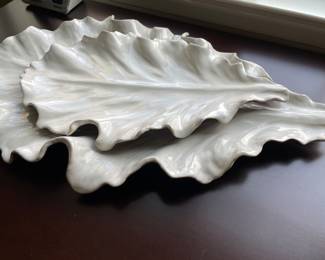 ceramic leaf dishes