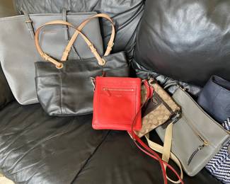 Michael Kors and Coach purses