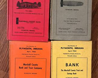 1964, 1966, 1968, 1970 Plymouth Indiana City Directories