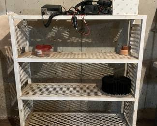 Vintage Heavy Duty Metal Shelf