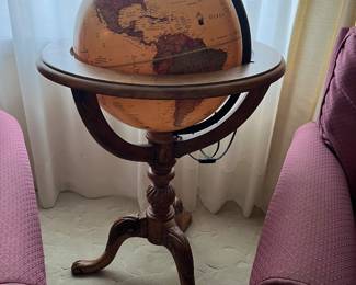 Beautiful Pedestal Globe