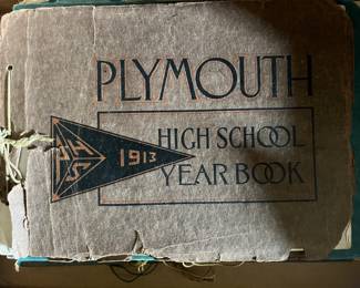 1913 Plymouth High School Mayflower Yearbook