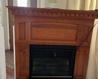 Oak Electric Fireplace