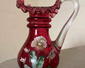 Fenton hand painted