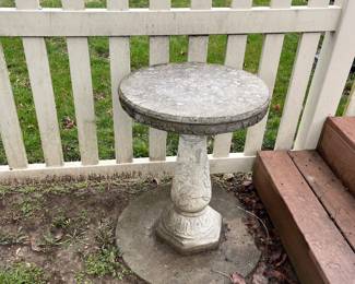 Concrete Birdbath