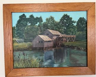 Vintage Grist Mill print