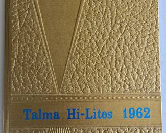 1962 Talma High School yearbook