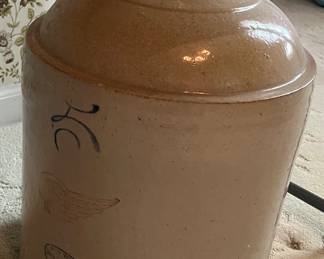 Antique 5-gal Red Wing Crock Jug
