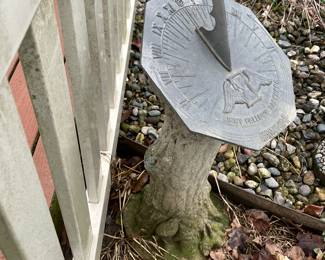 Concrete SunDial Statue