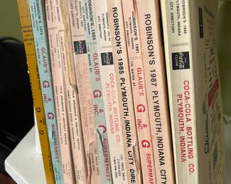 Vintage Plymouth Indiana City Directories