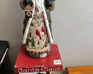 Assorted holiday decor and supplies