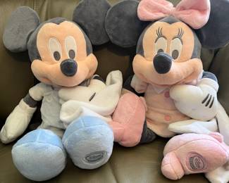 Mickey & Minnie Mouse plush