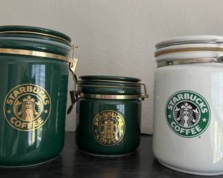 Assorted canisters