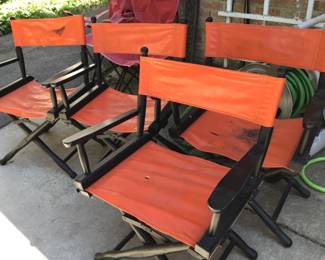 Vintage orange director chair $15 each