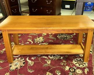 Solid Oak coffee table