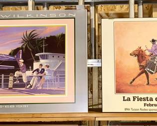 Chuck Wilkinson, Super Marine print on board, La Fiesta de los Vaqueros print, February 15-23, 2014