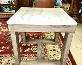Signature Design by Ashley side table w/ stone top