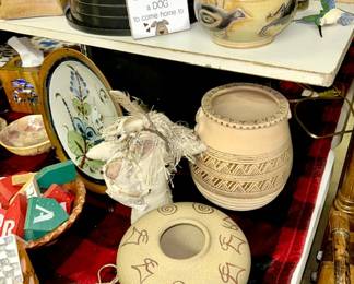 Vintage signed pottery