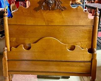 Antique Twin head/footboard (great to use or repurpose)