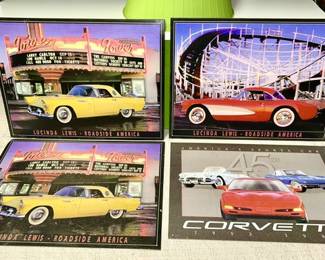 Reproduction metal car signs