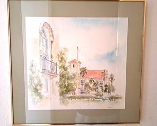 ORIGINAL SIGNED FRAMED ART 