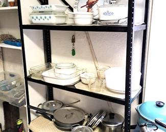 PYREX,CORNING AND MORE COOKWEAR