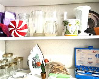 VASES, MASON JARS, CLOTHES PINS AND MORE