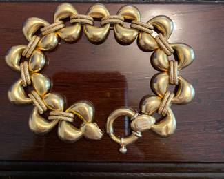 18K Gold Bracelet by Unoaerre