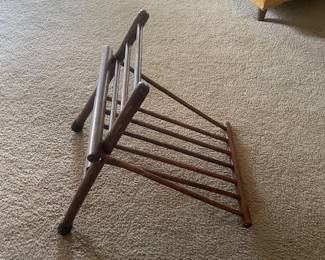 vintage portable gout foot stool