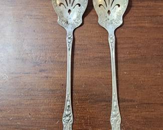 RW&S Sterling Olive Spoons