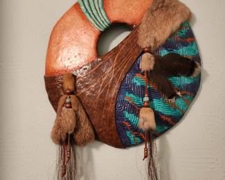 Native American wall art piece