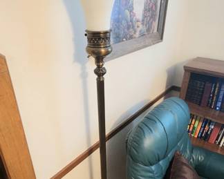Vintage brass floor lamp