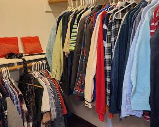 Men's name brand clothing