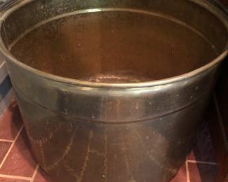 Super sized brass pot