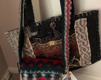Wool purses