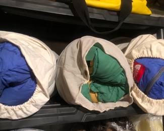 North face goose down mummy sleepers