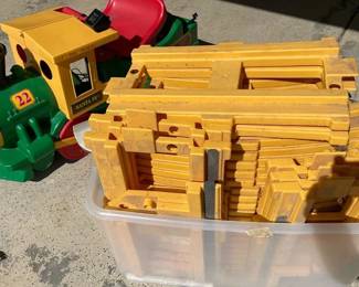 Peg perego ride on train w/ tracks