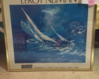 Signed lithograph by Neiman

