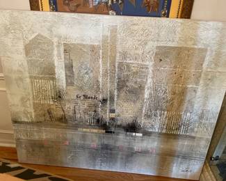 Original oil signed by Lee Burr, California artist