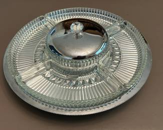 Vintage Kromex Lazy Susan 7-pc Serving Dish