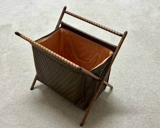 Vintage Wooden Crochet Yarn Caddy