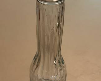 Vintage Hoosier Ribbed Bud Vase