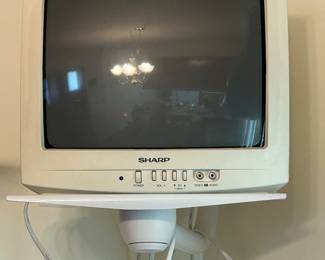Vintage Sharp 13N-M150B CRT TV Monitor w/ Remote