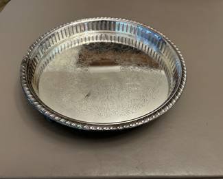 Vintage Roger’s Silverplate Footed Serving Tray
