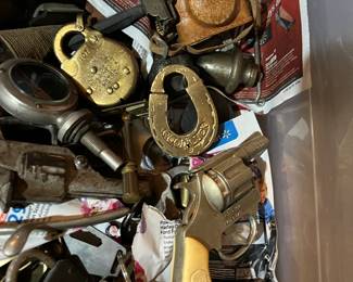 lots of early Railroad locks and keys several very valuable ones
