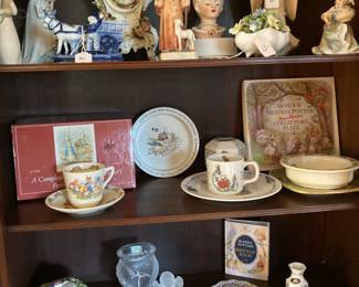 Figurines and Beatrix Potter collection pieces